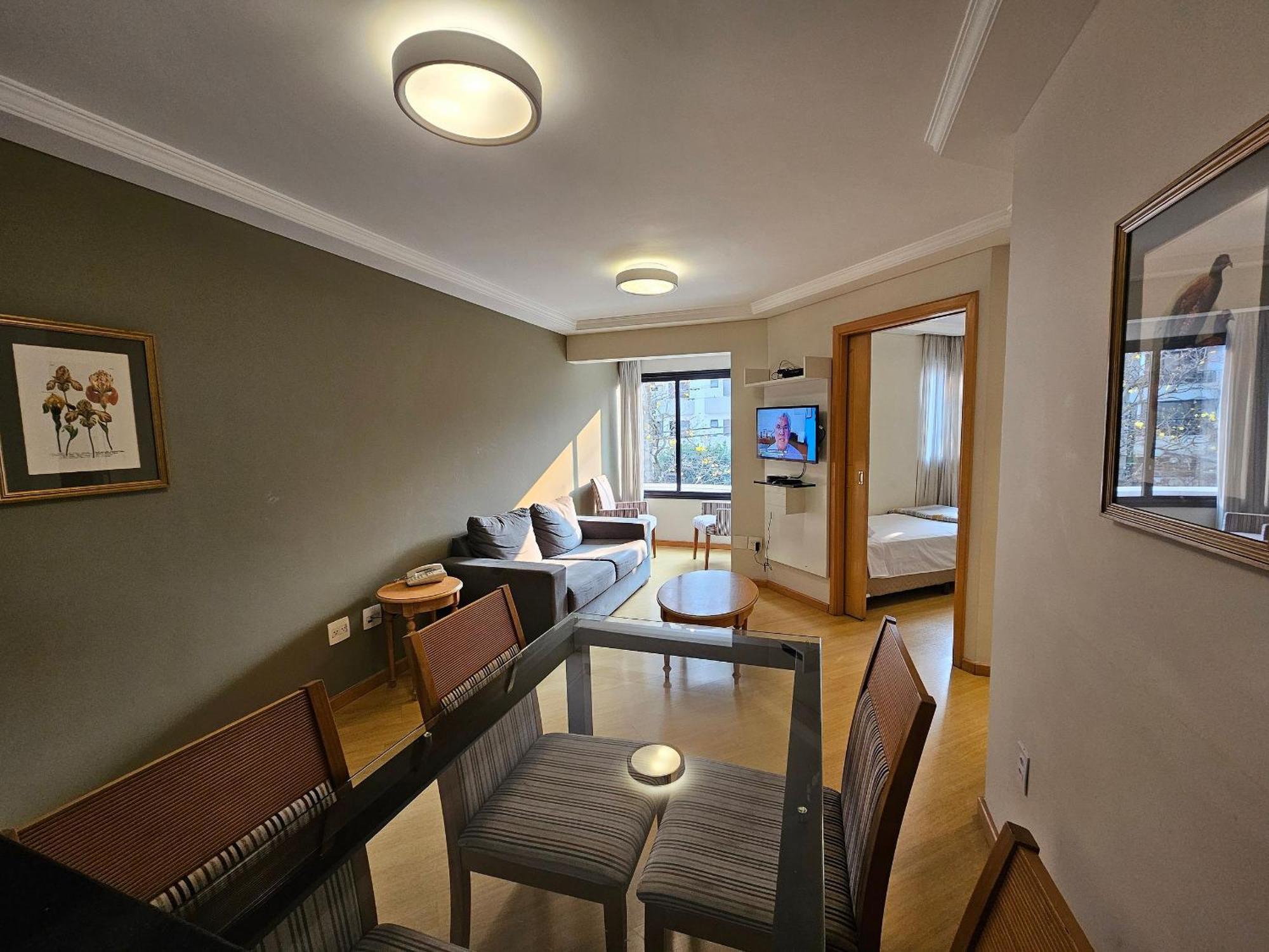 Flat Apart-Hotel Com Dois Quartos E Dois Banheiros San Paolo Esterno foto