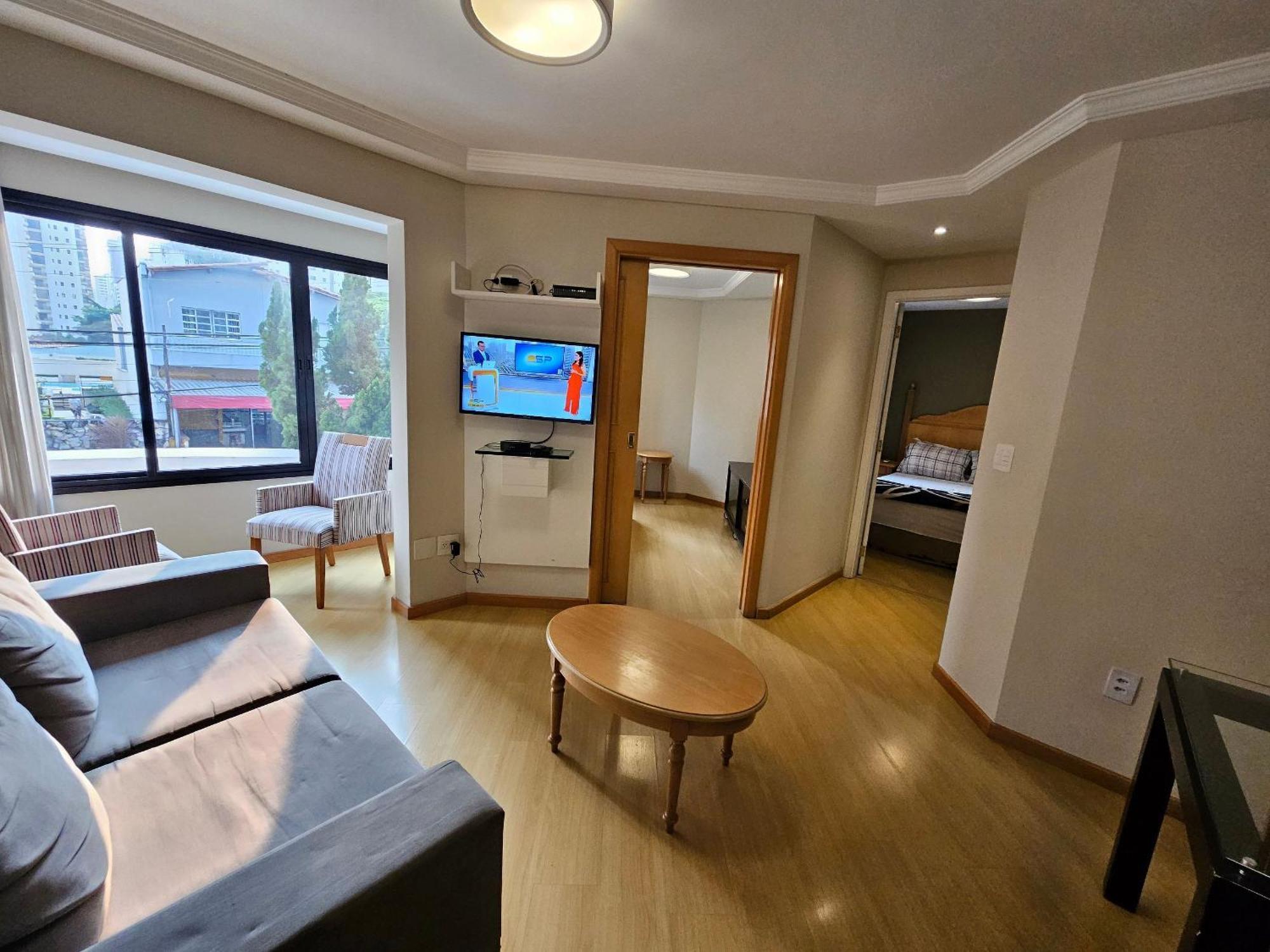 Flat Apart-Hotel Com Dois Quartos E Dois Banheiros San Paolo Esterno foto